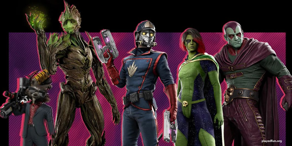 Marvel's Guardians of the Galaxy outfits